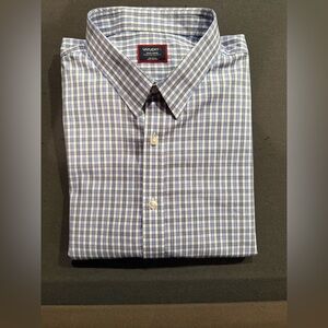 UNTUCKit Men's Gray Plaid Button Down Shirt